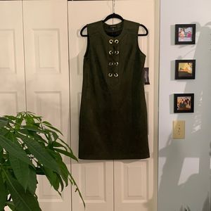 NWT Green Suede Dress